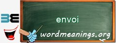 WordMeaning blackboard for envoi